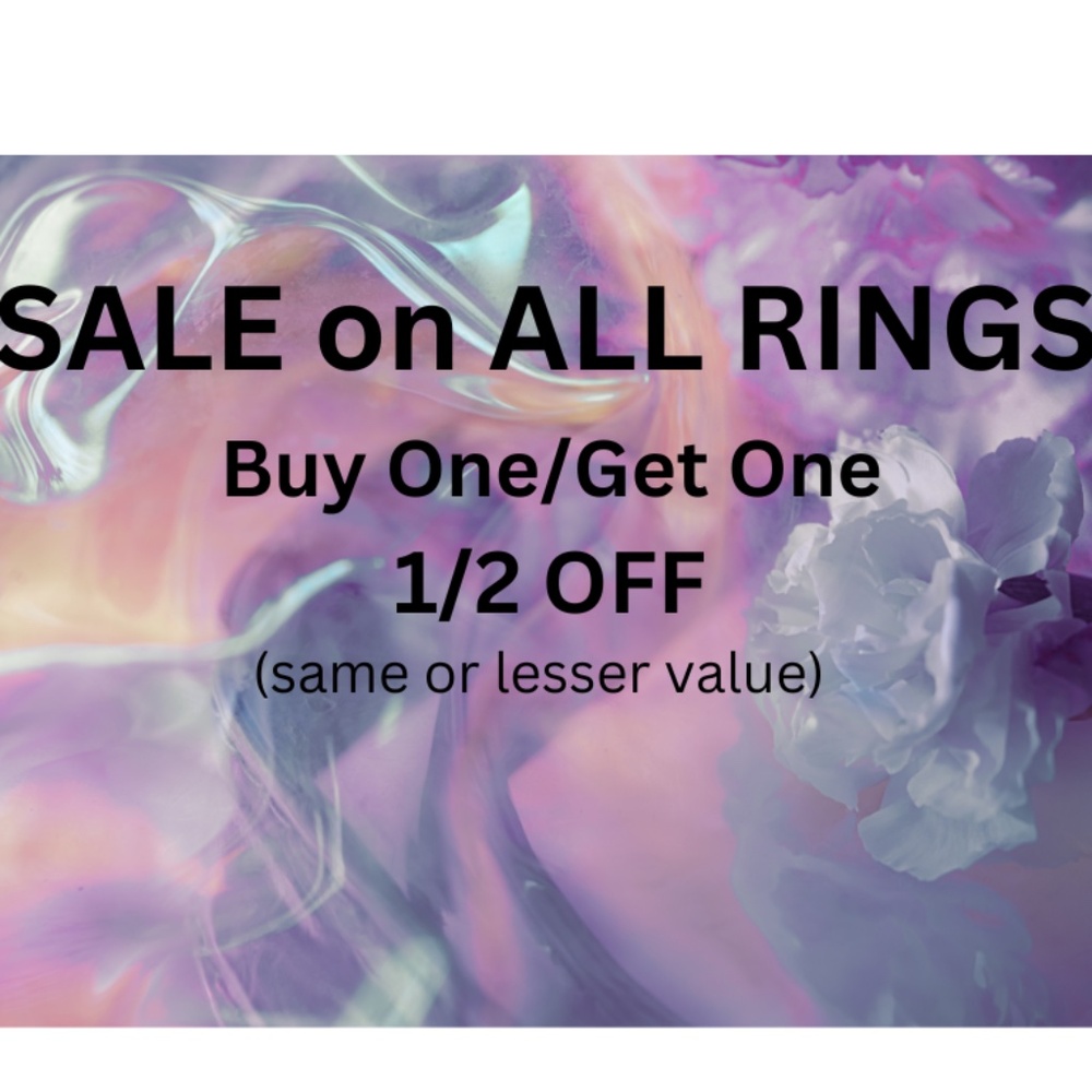 Buy One Get One Half Off Ring Sale